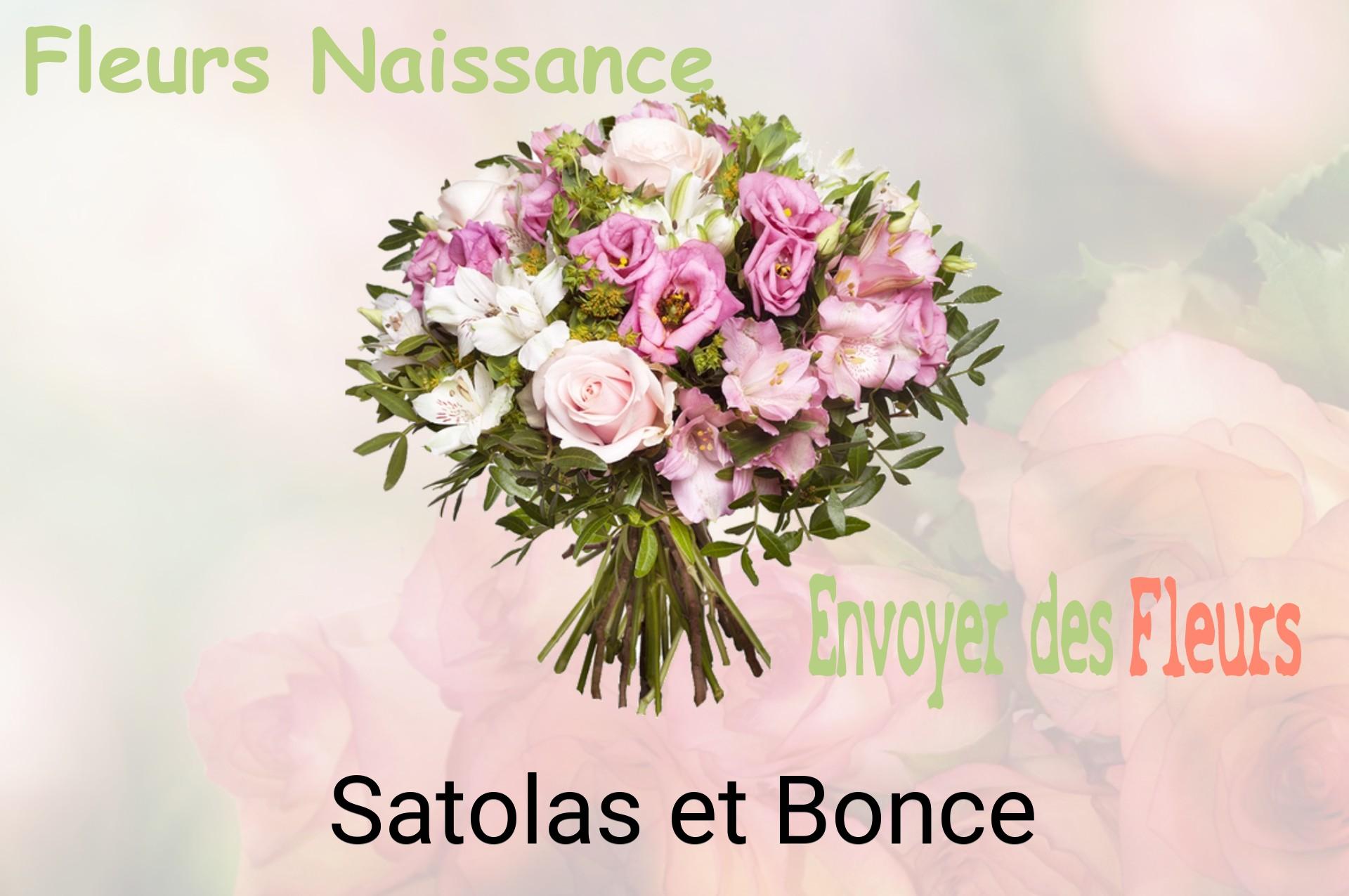 Bouquet de fleurs de naissance livré à Satolas-et-Bonce